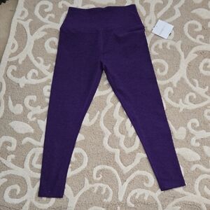 Beyond Yoga Deep Purple Leggings NWT L